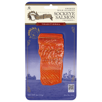 Echo Falls Smoked Wild Alaskan Traditional Sockeye Salmon 4 oz