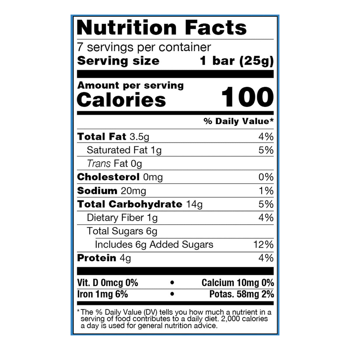 GoMacro Oatmeal Chocolate Chip Cookie Kids MacroBar 7ct Multipack