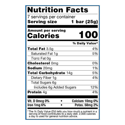 GoMacro Oatmeal Chocolate Chip Cookie Kids MacroBar 7ct Multipack