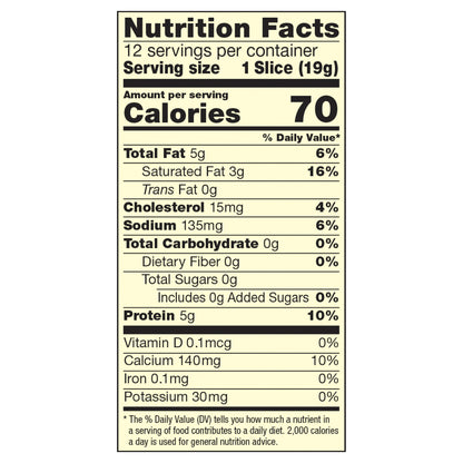 Sargento Natural Provolone Cheese Slices 12 ea
