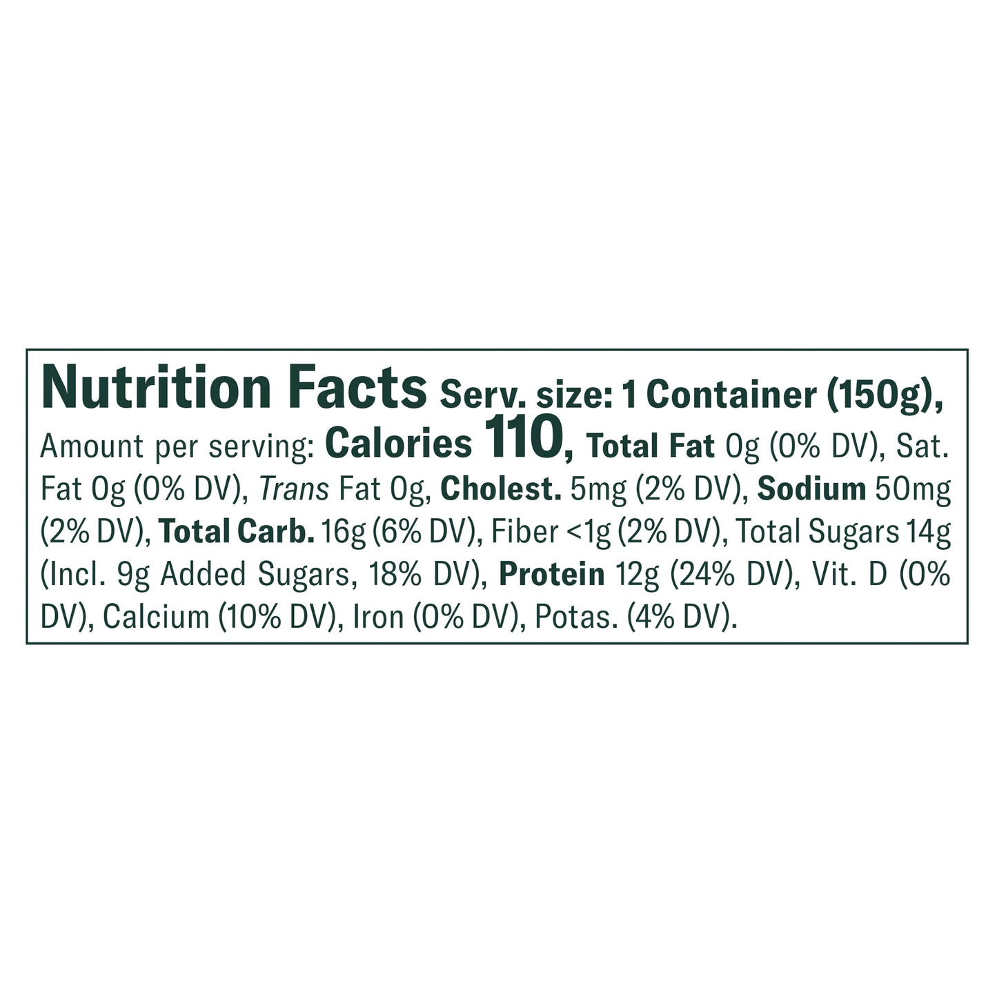 Chobani® Non-Fat Greek Yogurt Black Cherry on the Bottom 5.3oz