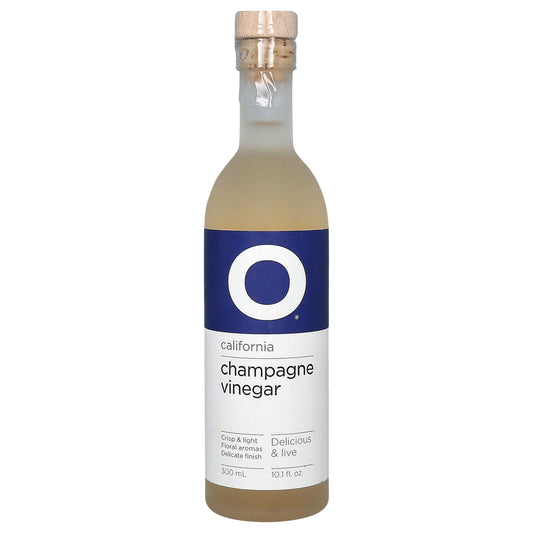 O California Champagne Vinegar 300ml (10.1oz) Glass