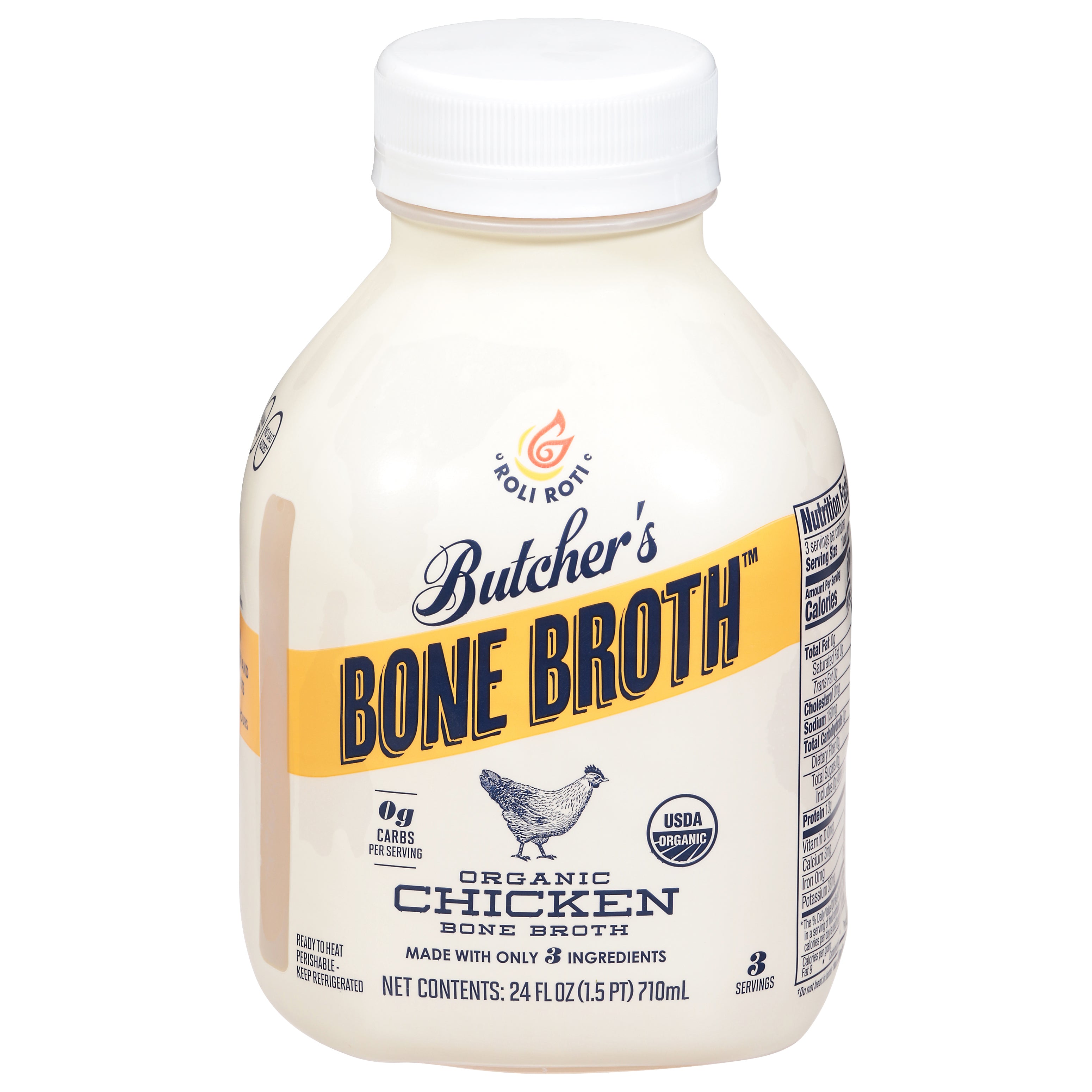 Silver Role Rotti Roli Roti Organic Chicken Bone Broth 24 fl oz – Mill Valley Market