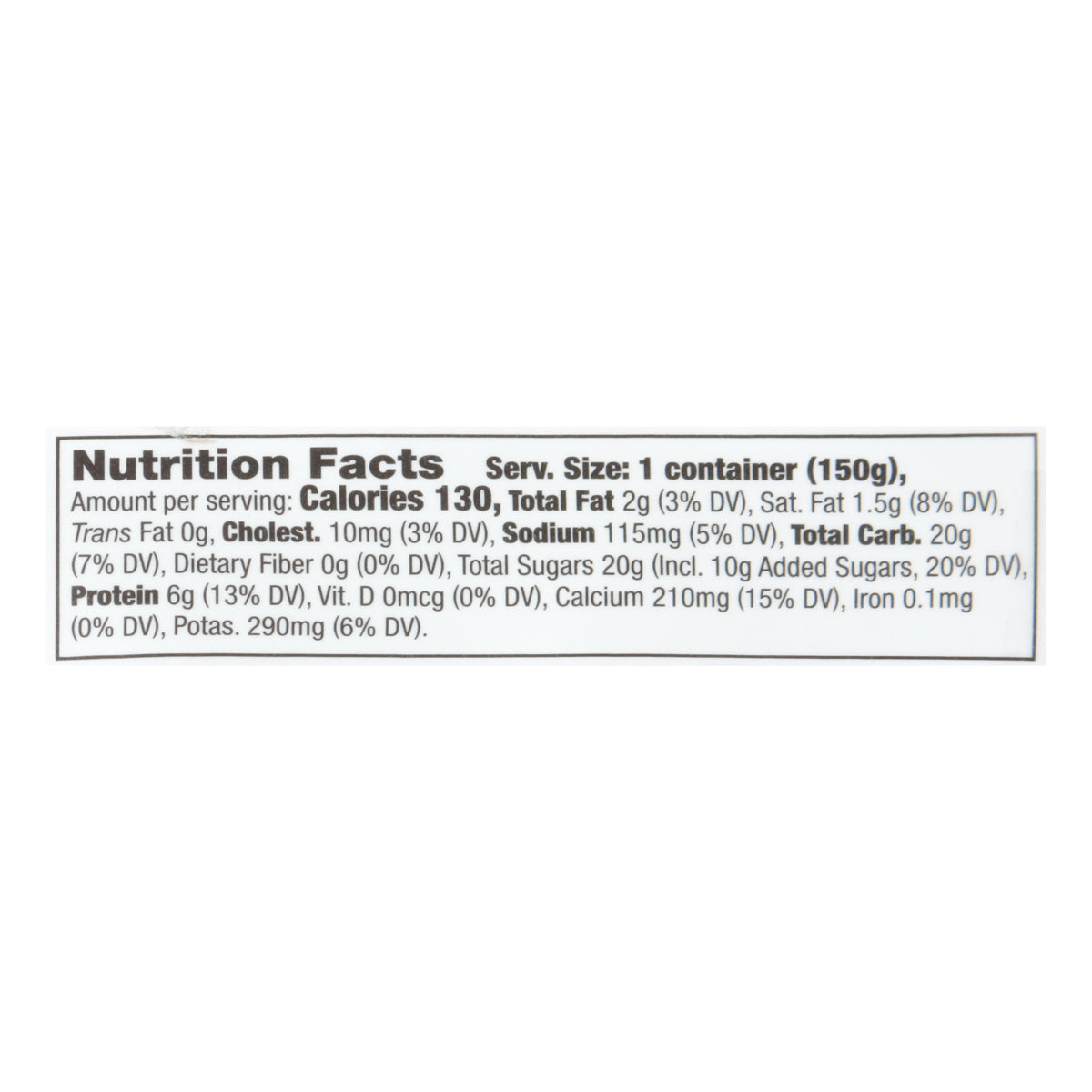 Clover Sonoma Organic Lowfat Blueberry Yogurt 5.3 oz