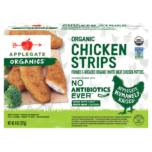 Applegate Organics, Organic Chicken Strips, 8 Oz