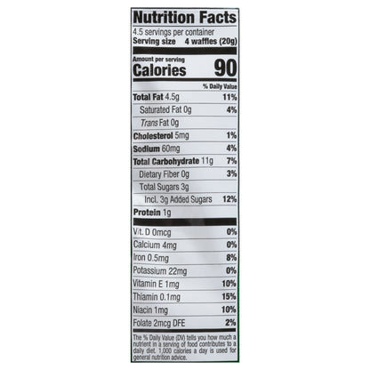 Beech-Nut Pumpkin, Apple & Cinnamon Waffles with Hidden Veggies Mini 3.2 oz