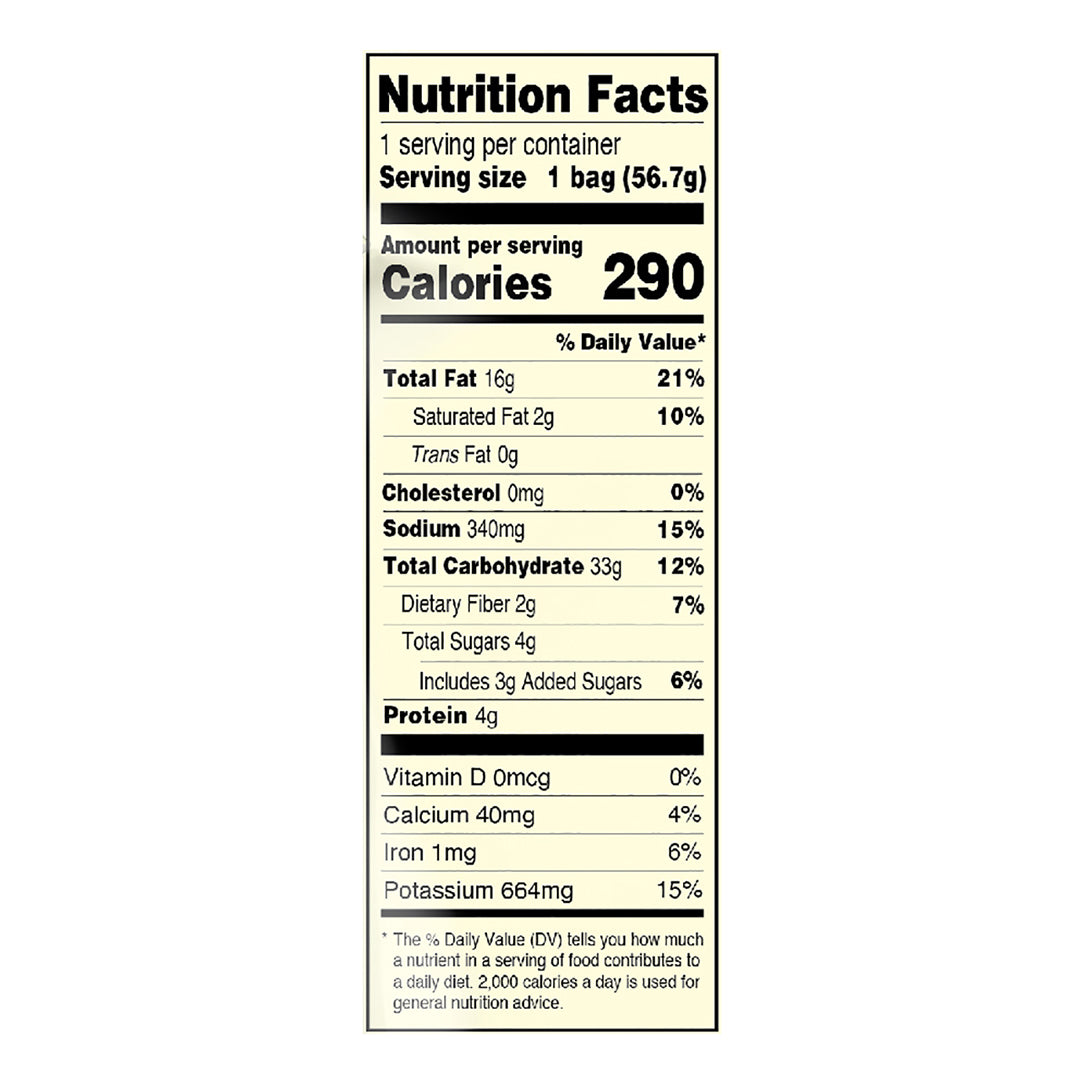 2 oz "Dirty" Maui Onion Potato Chips