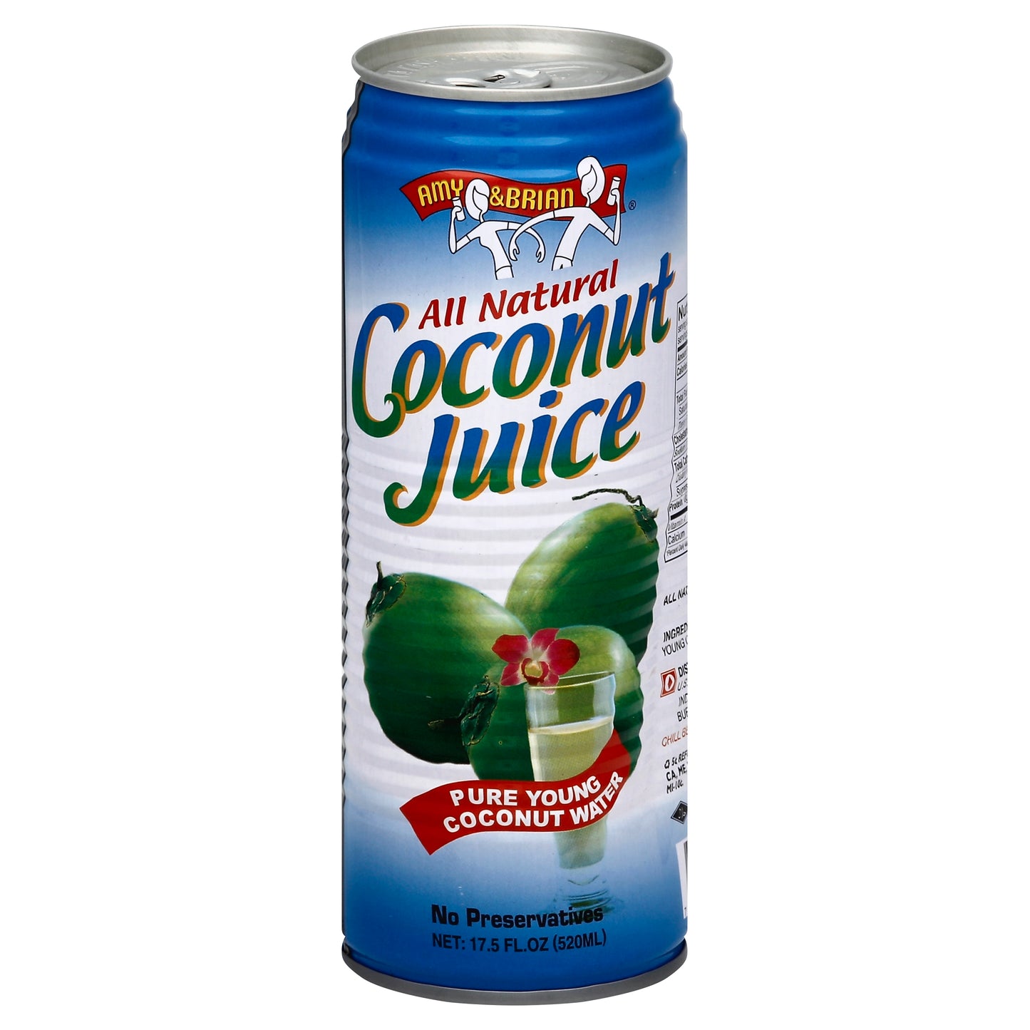 Amy & Brian Coconut Juice 17.5 oz