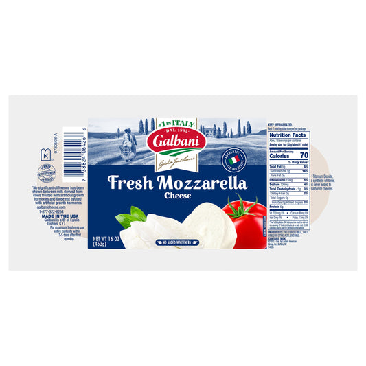Galbani Fresh Mozzarella 16oz Log