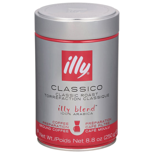 Illy Illy Blend Classic Roast Ground 100% Arabica Classico Coffee 8.8 oz