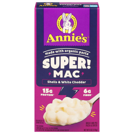 Annie's Super Mac Shells & White Cheddar 6 oz