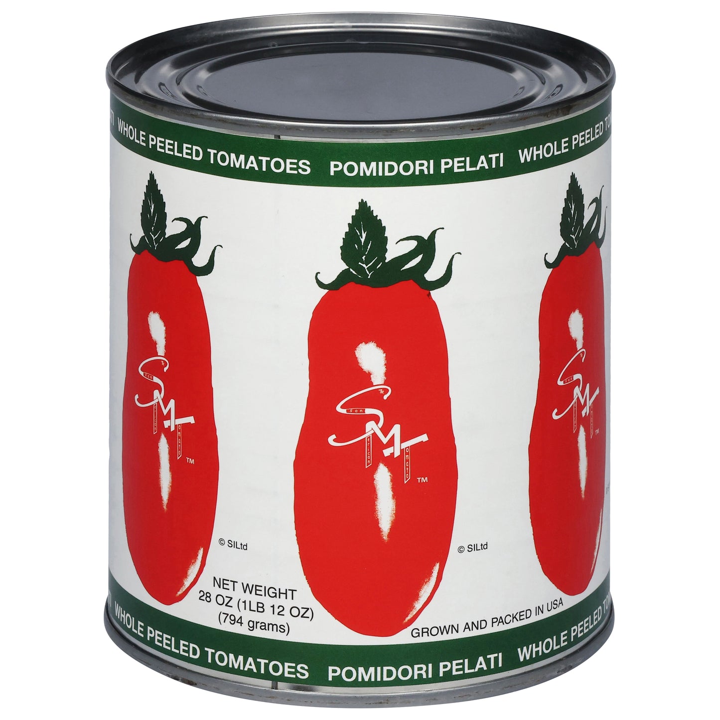 SMT San Merican Tomato Whole Peeled Tomatoes 28 oz