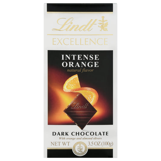 Lindt Excellence Intense Orange Dark Chocolate 3.5 oz