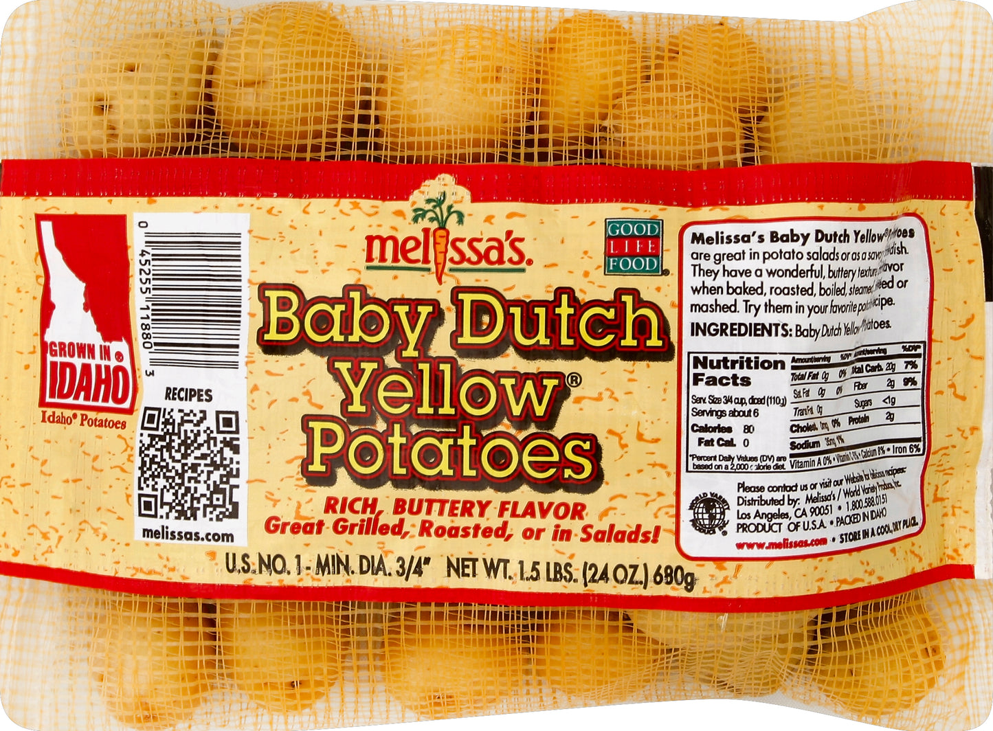 Organic Baby Gold Potato