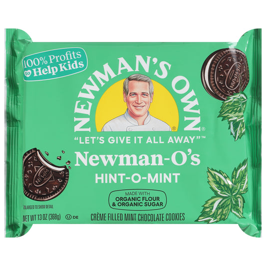 Newman's Own Newman-O's Hint-O-Mint Chocolate Cookies 13 oz