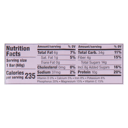 Jambar Organic Artisan Jammin' Jazzleberry Energy Bar 2.12 oz