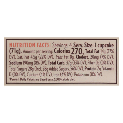 Rubicon Bakers Handcrafted Red Velvet Cupcakes 10 oz