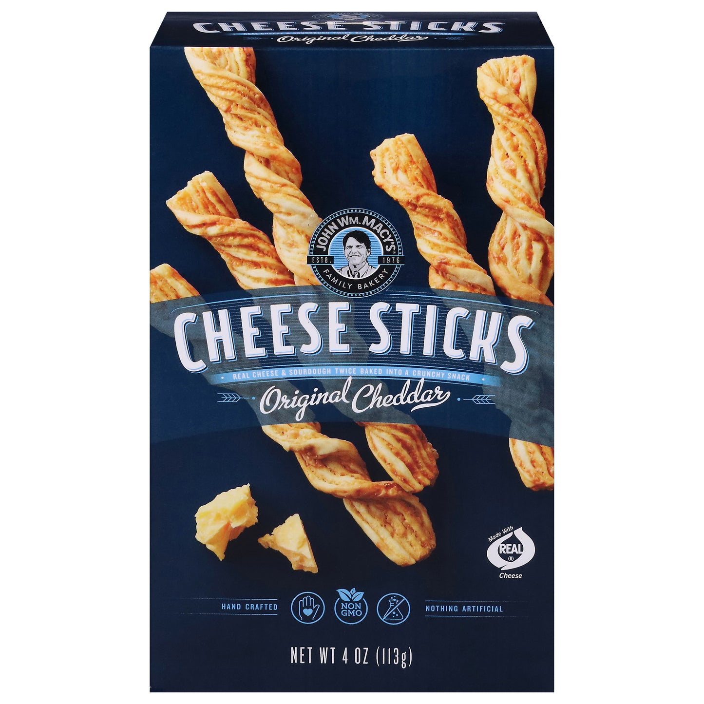 John Wm. Macy's Original Cheddar Cheese Sticks 4 oz