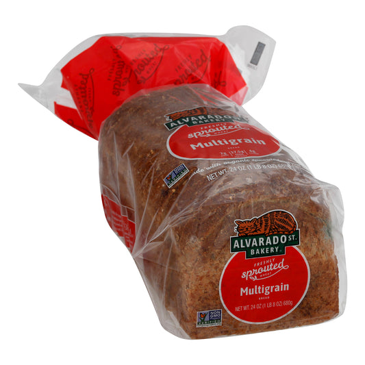 Alvarado Street Bakery, Sprouted Multigrain Bread Made With Organic Wheat, 24 Oz