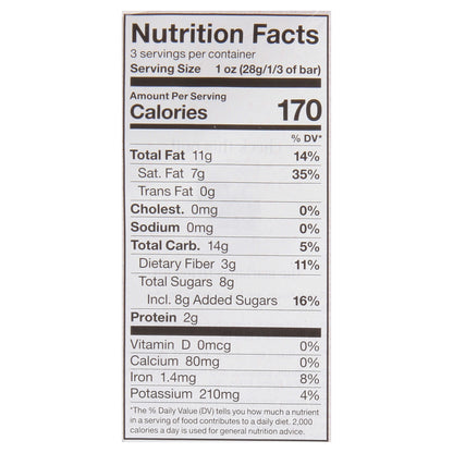 Endangered Species 72% Cocoa Cocoa Nibs Dark Chocolate 3 oz