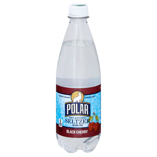 Polar 100% Natural Black Cherry Seltzer 20 oz