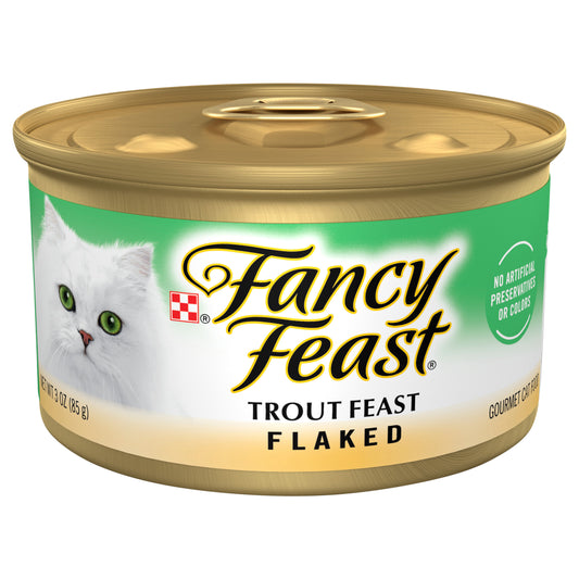 Purina Fancy Feast Wet Cat Food Flaked Trout Feast - 3 oz. Can