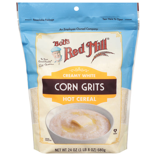 Bob's Red Mill Creamy White Corn Grits Hot Cereal 24 oz