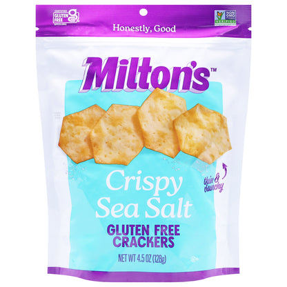 Milton's Gluten Free Crispy Sea Salt Crackers 4.5 oz