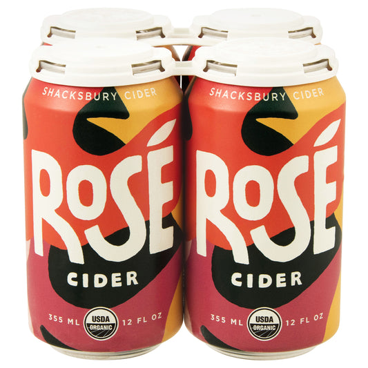 Shacksbury Cider Rose Cider 4 - 12 fl oz Cans