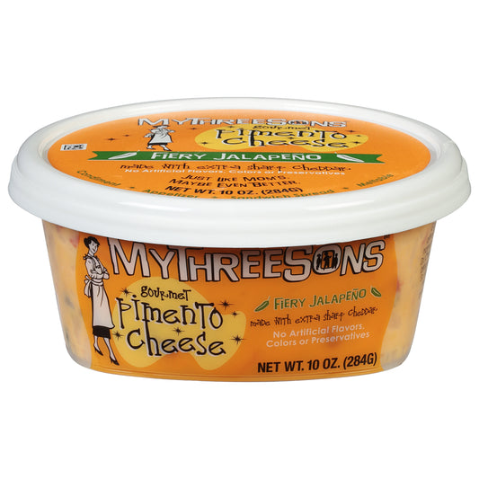 MyThreeSons Gourmet Fiery Jalapeno Pimento Cheese 10 oz