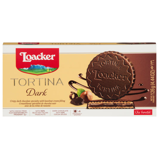 Loacker Dark Tortina 6 ea