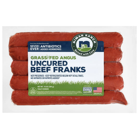 Niman Ranch Uncured Beef Franks 10 oz