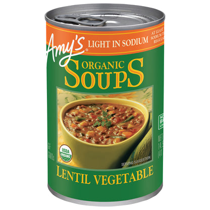 Light in Sodium Lentil Vegetable Soup