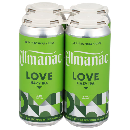 Almanac Hazy IPA Love Beer 4 - 1 pt Cans