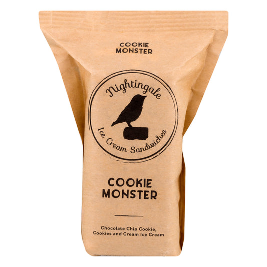 Nightingale Cookie Monster Ice Cream Sandwiches 5.3 oz