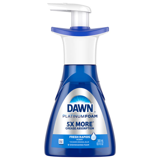 Dawn Direct Foam Dish Soap, Dishwashing Liquid, Fresh Rapids, 10.1 Fl Oz