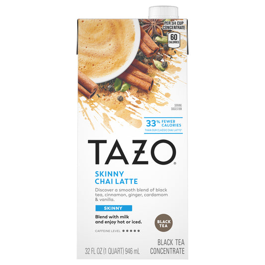 TAZO CONC Skinny Chai Latte 6 32z