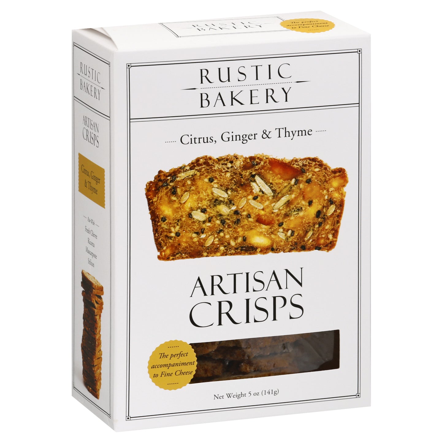 Rustic Bakery Citrus, Ginger & Thyme Artisan Crisps 5 oz