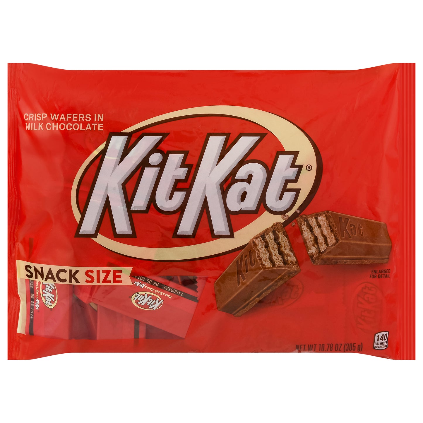 Kit Kat Snack Size Milk Chocolate 10.78 oz