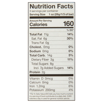 Endangered Species 72% Cocoa Cranberry & Almonds Dark Chocolate 3 oz