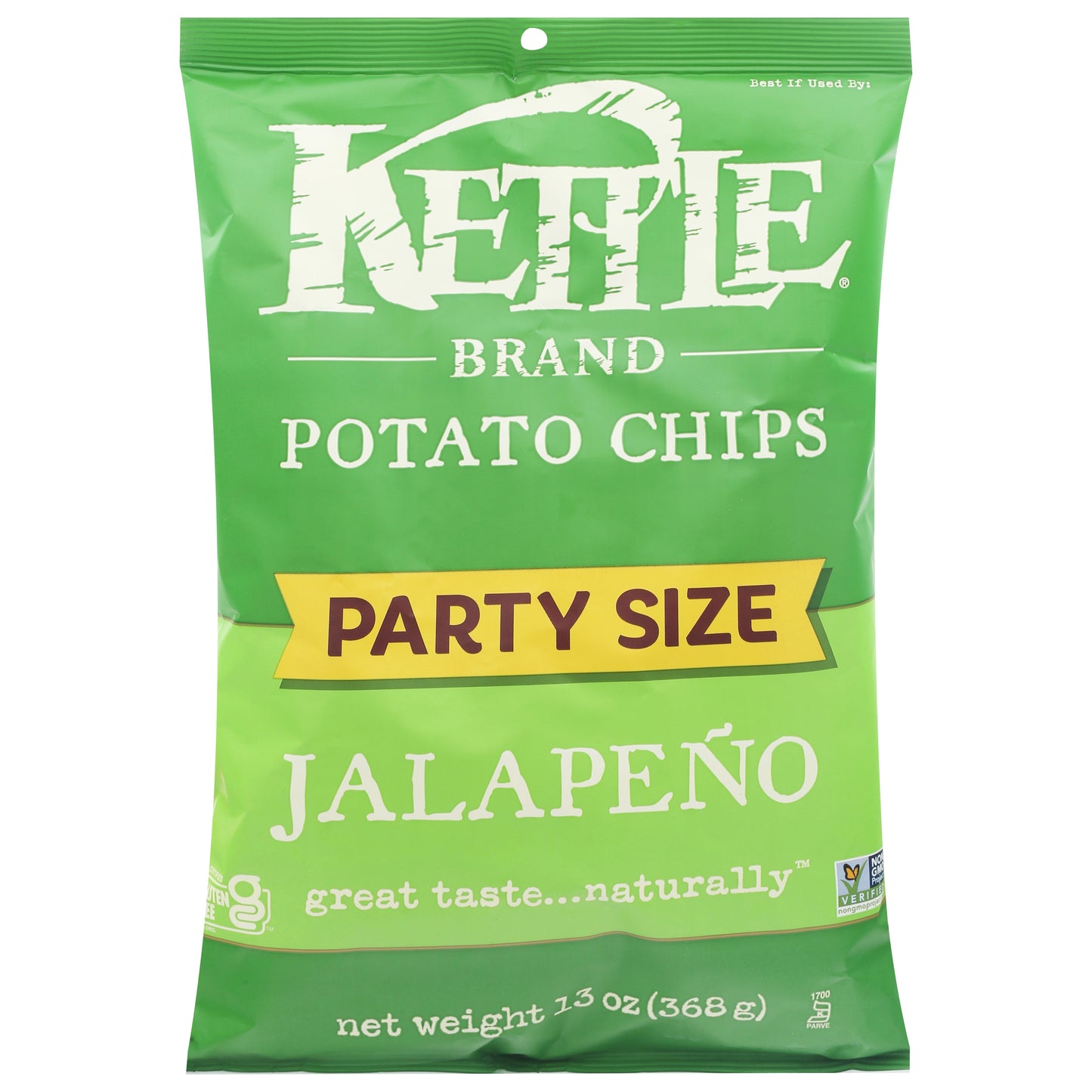 Kettle Brand Jalapeno Potato Chips Party Size 13 oz
