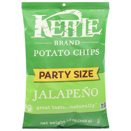 Kettle Brand Jalapeno Potato Chips Party Size 13 oz