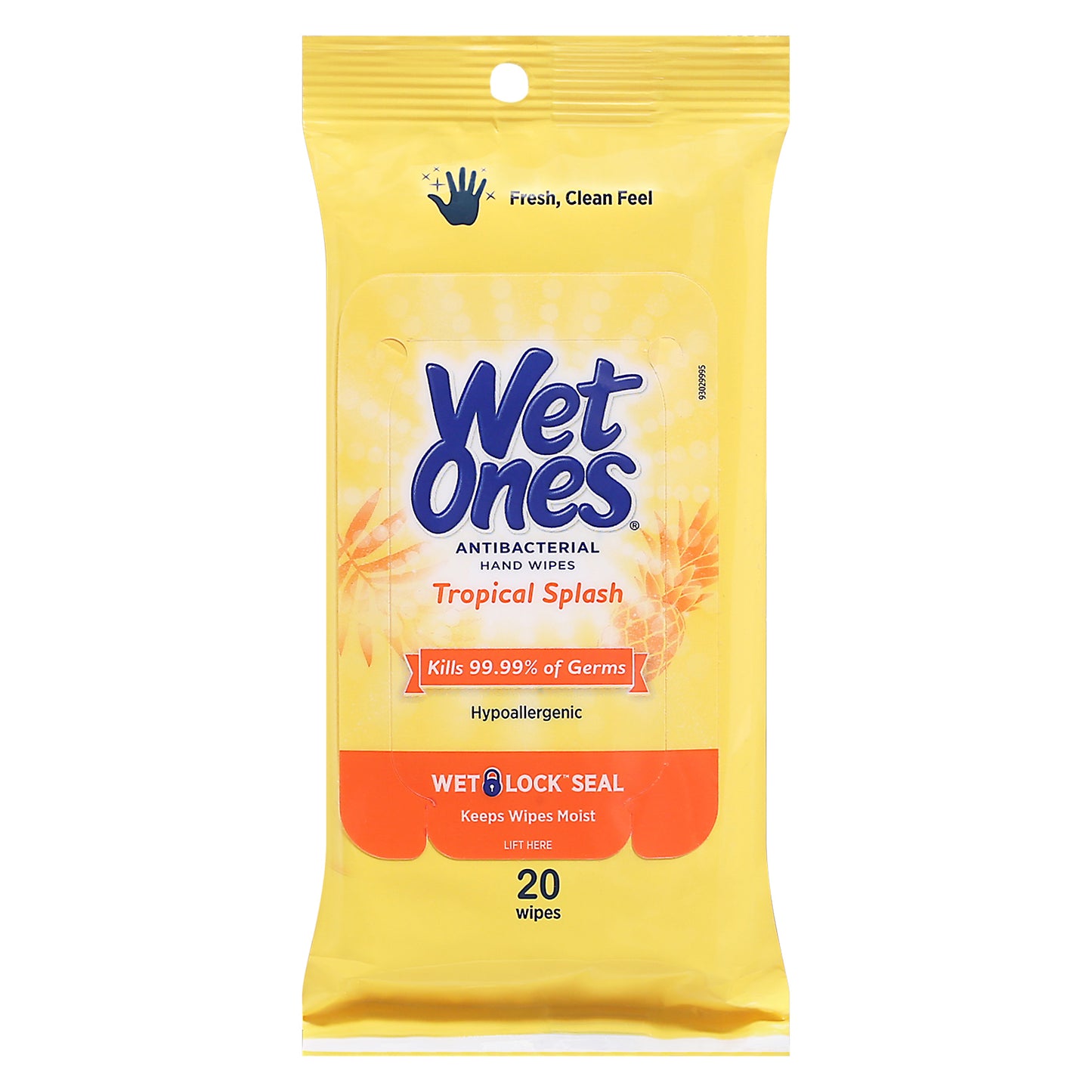 Wet Ones Antibacterial Tropical Splash Hand Wipes 20 ea