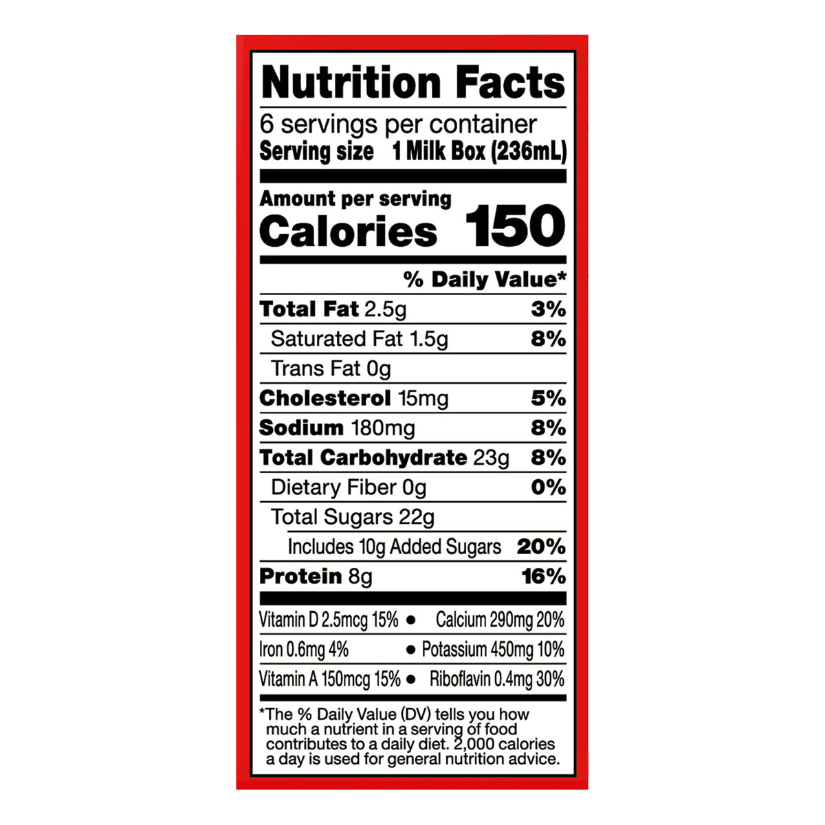 Horizon Organic Shelf-Stable 1% Low Fat Milk Boxes, Chocolate, 8 fl oz, 6 Pack