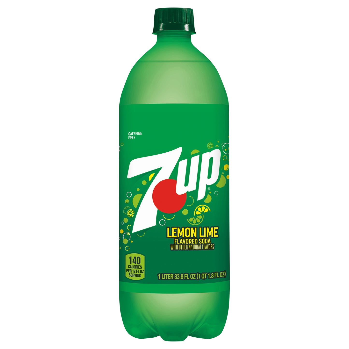 7UP Lemon Lime Soda, 1 L bottle