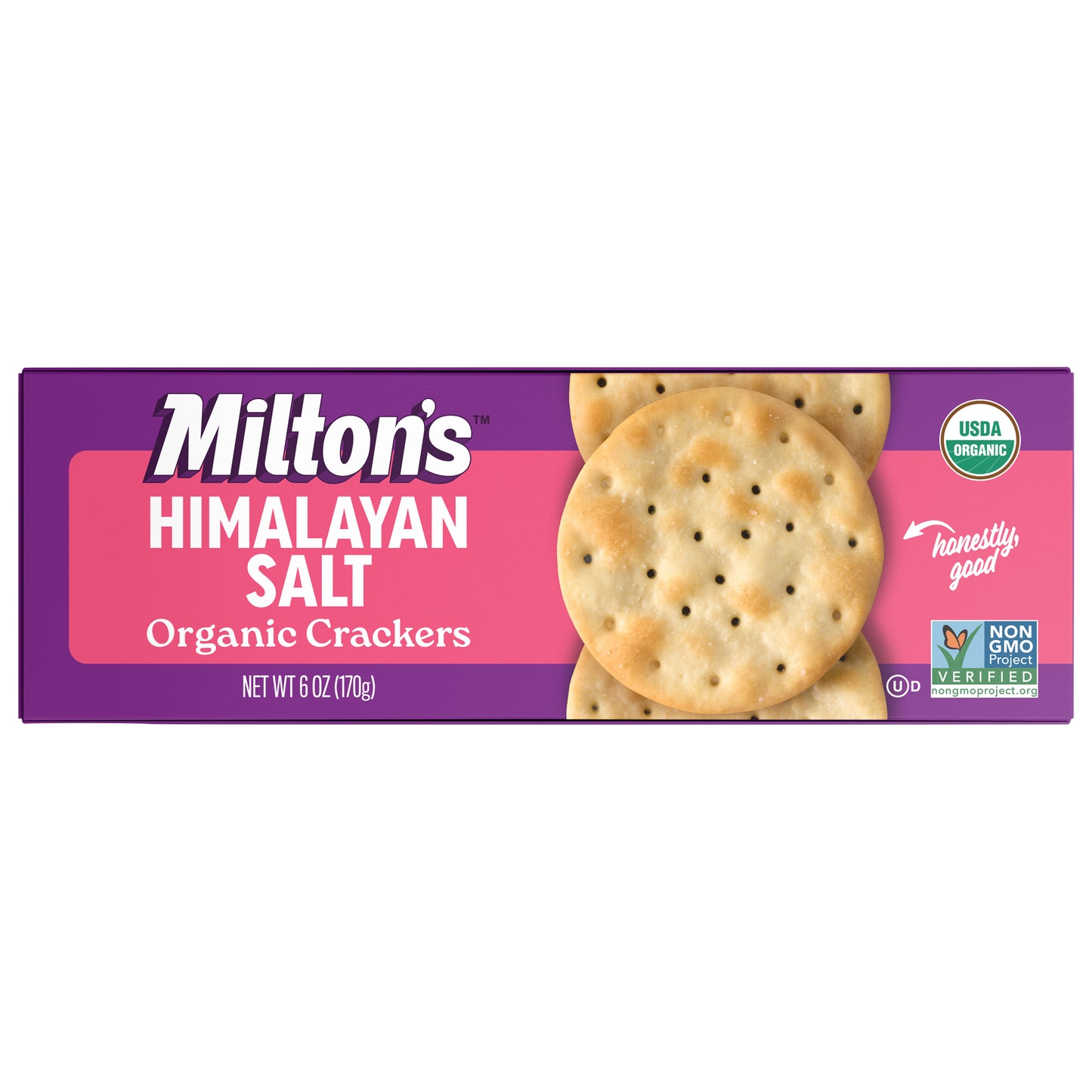 Milton's Organic Crackers - Himalayan Salt, 6oz