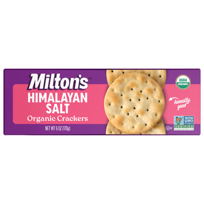 Milton's Organic Crackers - Himalayan Salt, 6oz