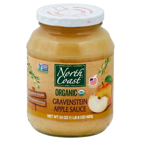 North Coast Apple Sauce 24 oz - Gravenstein