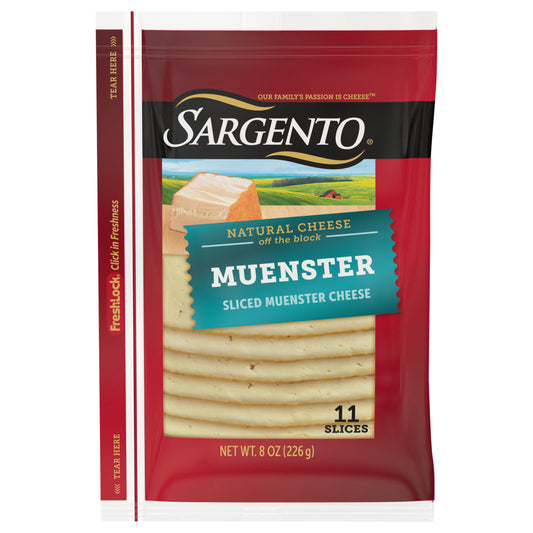 Sargento Natural Muenster Cheese 11 ea