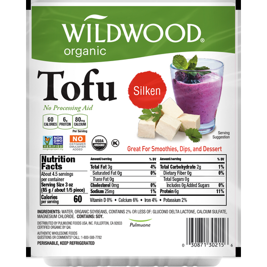 Wildwood, Tofu Silken Organic, 14 Oz